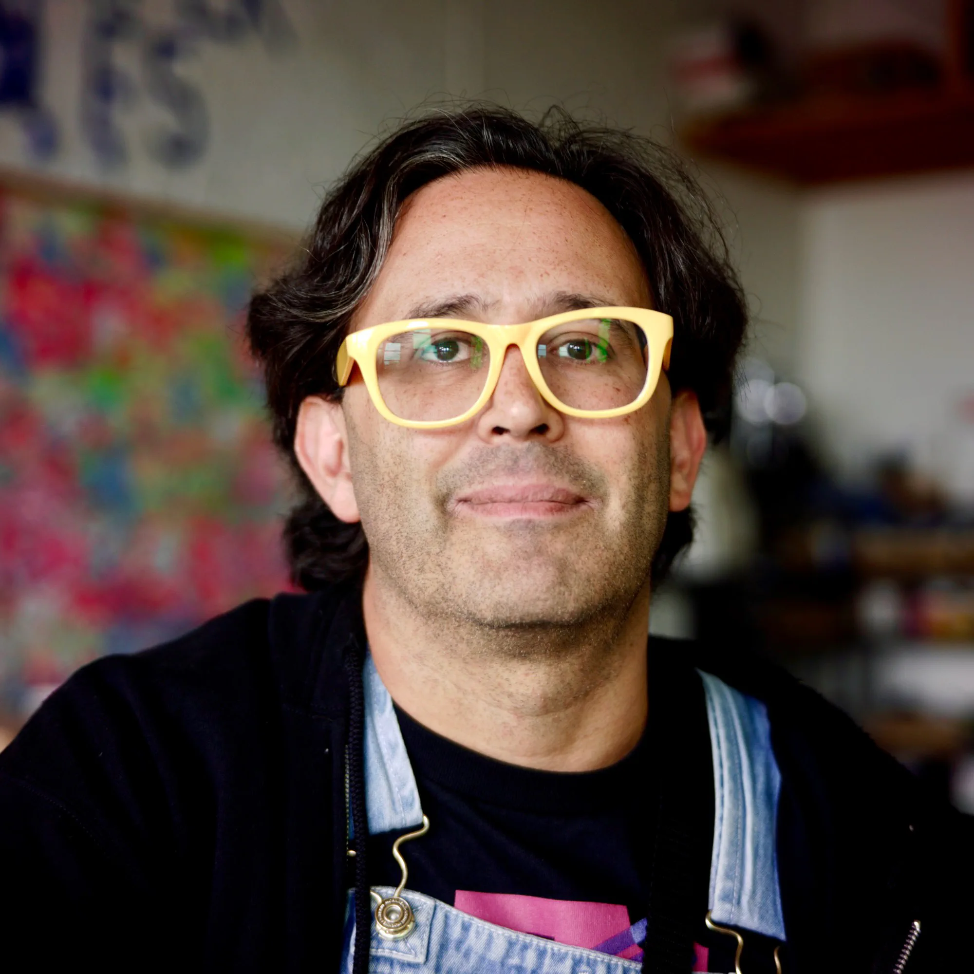 Jesse at the studio, Sept 15, 2023, Ricoh GRiii